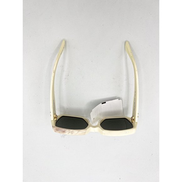 Saint Laurent YSL Logo Core 60MM Square Ivory Sunglasses - Picture 9 of 13